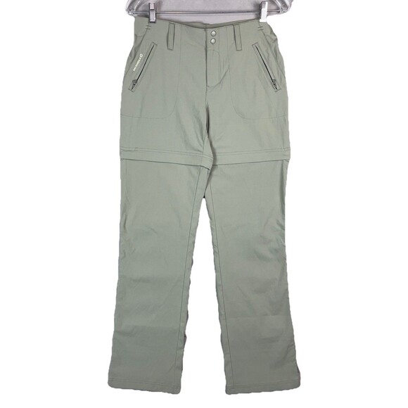 Merrell Women 28 Pants Convertible Zip-Off Outdoor Performance Nylon Sage Green - Picture 1 of 10